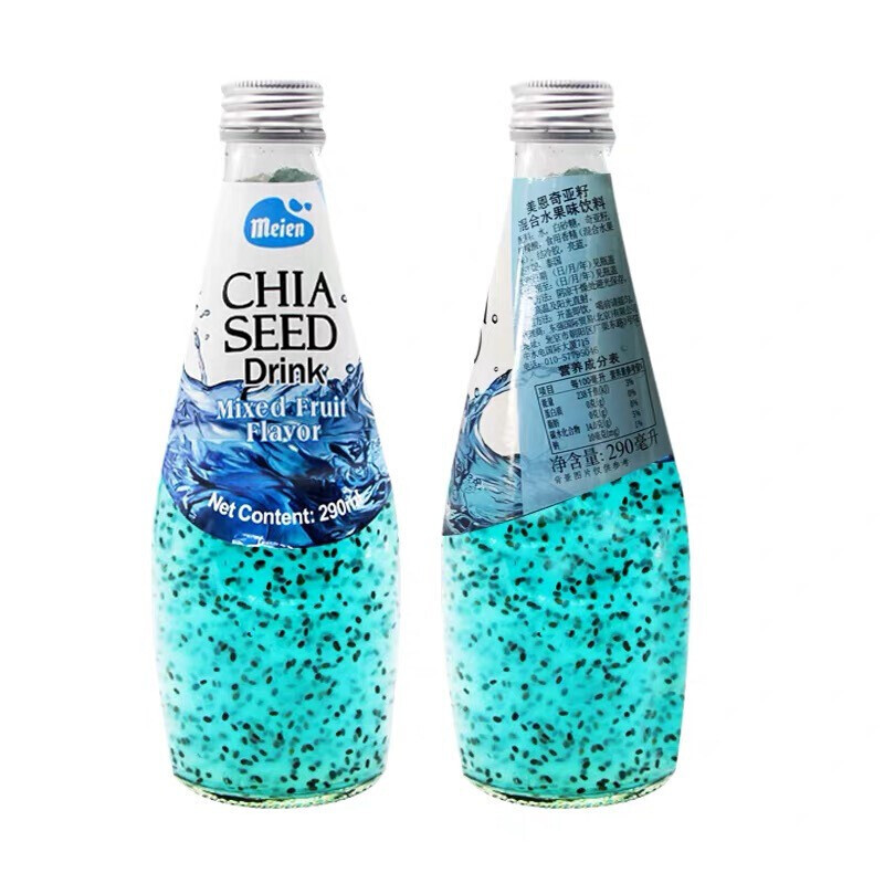 美恩奇亚籽饮料290ml6瓶12瓶芒果荔枝椰子石榴混合水果桃汁饮料6瓶