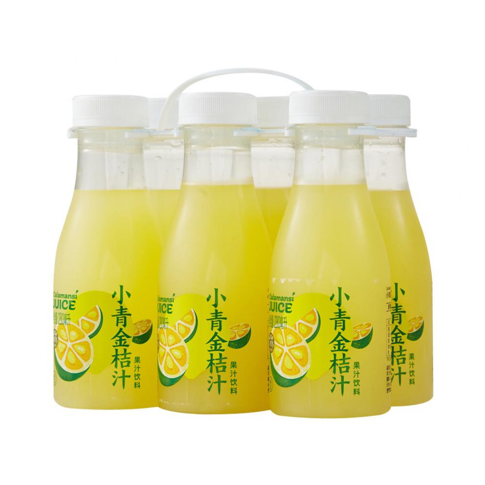 280ml6瓶小青桔汁果蔬汁nfc青桔汁桔柠檬茶果汁饮料小青桔汁280ml6瓶