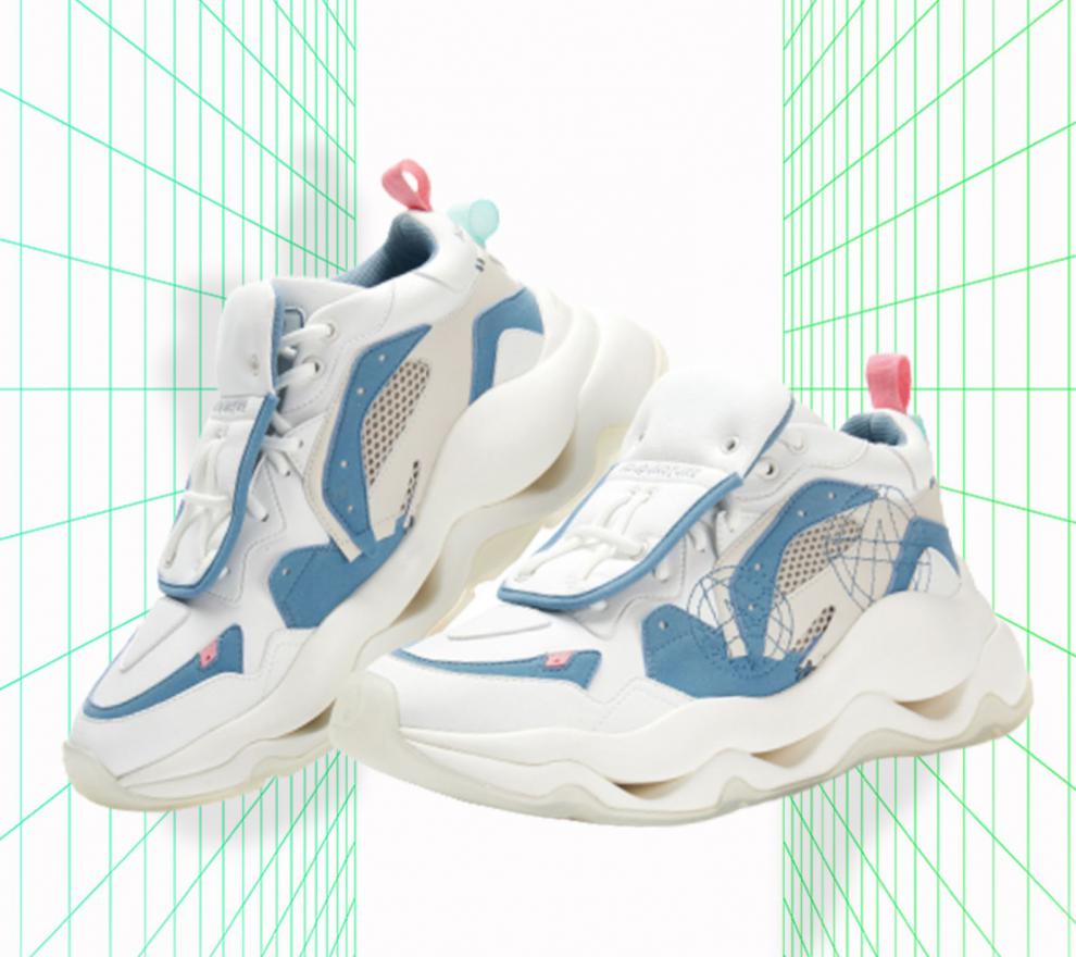 王子异同款acupuncture情侣款老爹鞋厚底增高113s920101203白套蓝35