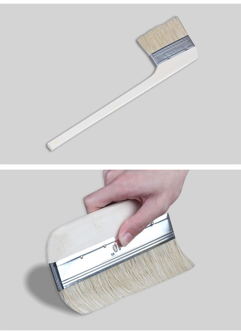 弯柄刷异型刷机器刷油漆刷木柄清洁刷清扫刷异形长柄刷扫灰刷子2寸