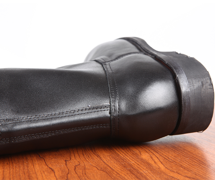 3516厂皮高筒马靴头层牛皮秋冬防风保暖坦克靴长筒骑行机车靴男品质