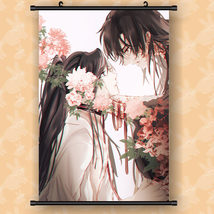 海棠微雨共归途海报二哈与他的白猫师尊挂画楚晚宁墨燃海报卷轴墙纸