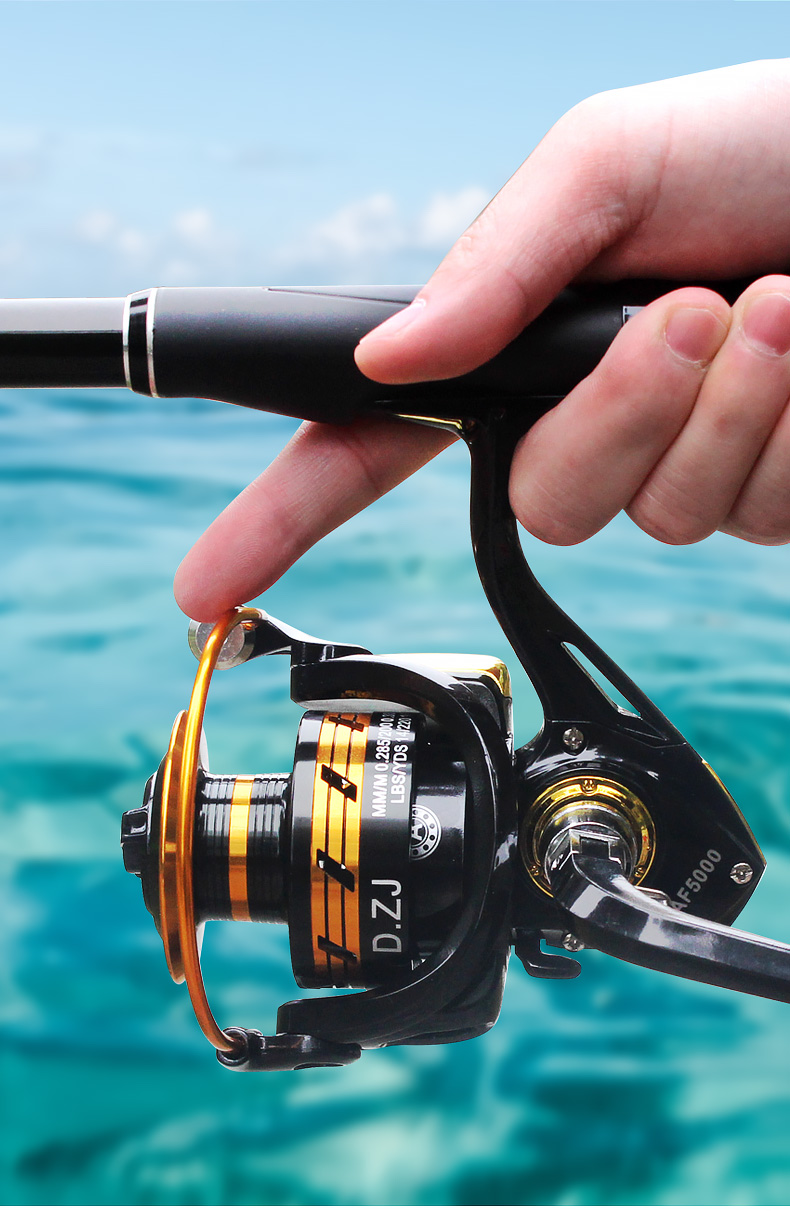 贝千昀康全金属纺车轮渔轮鱼线轮路亚远投筏钓抛竿海杆微物水滴轮鱼轮