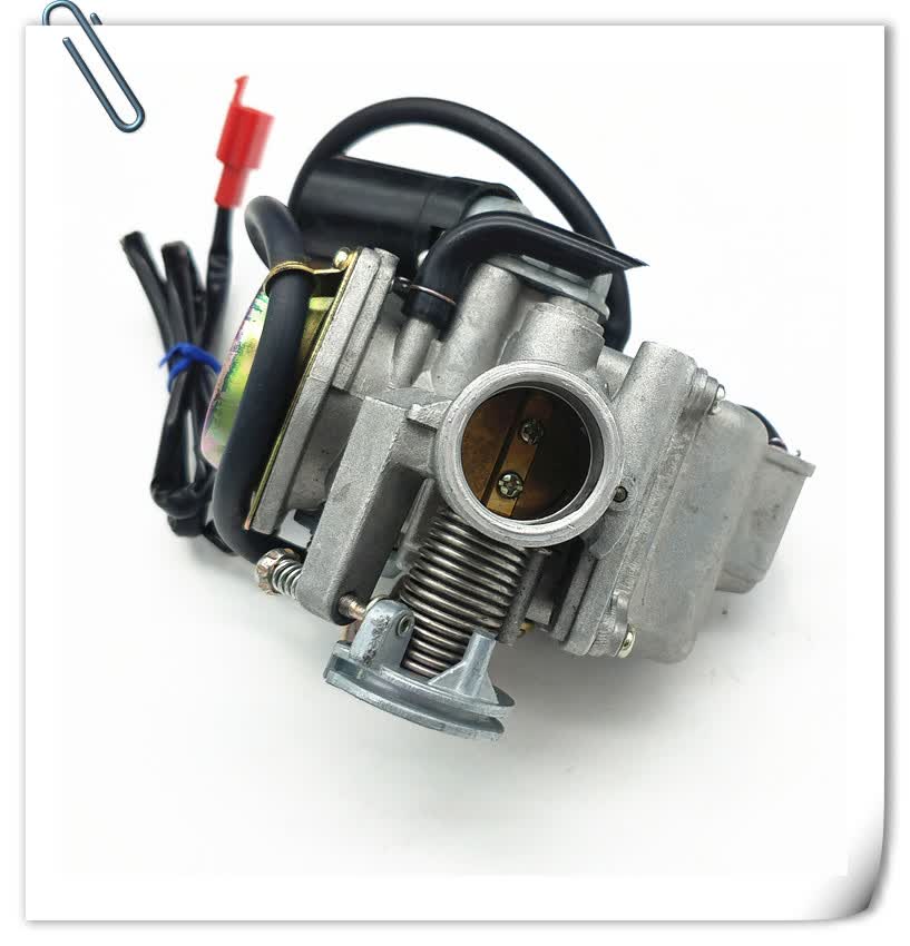 豪爵悦星化油器踏板车摩托车hj125t-9路虎150助力车女装通用【图片