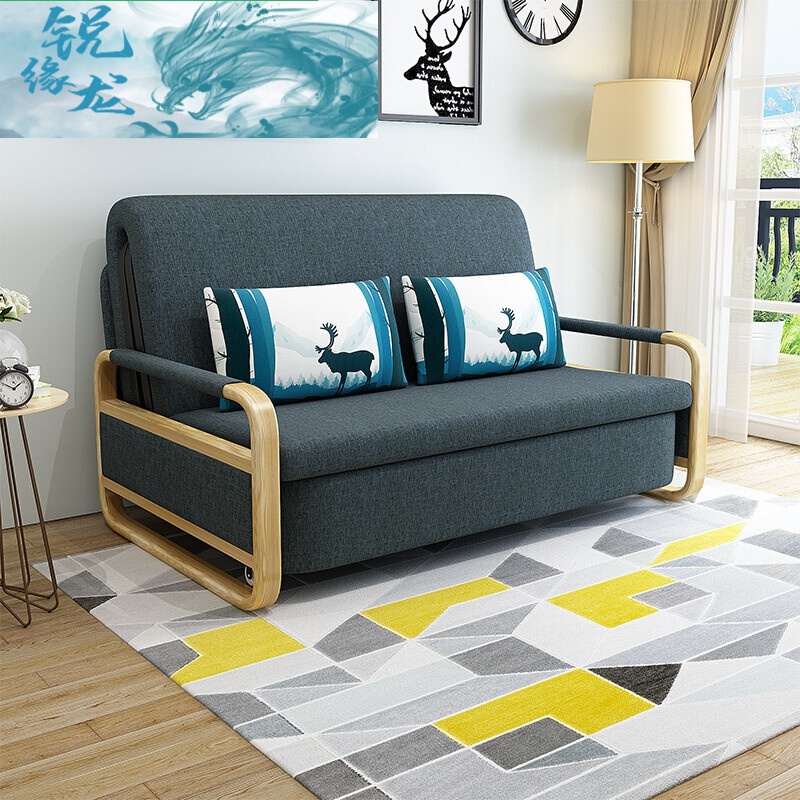锐缘龙定制沙发床两用客厅双人米小户型储物米多功能书房阳台可折叠床