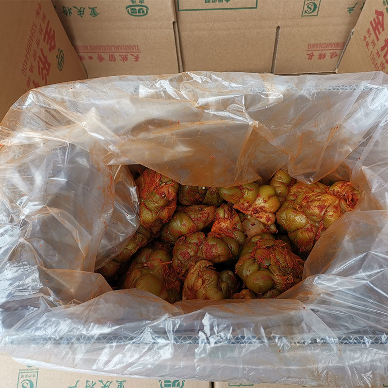 全形榨菜头5斤箱装整颗腌制大头榨菜青菜头批发涪陵发货白味榨菜头5斤
