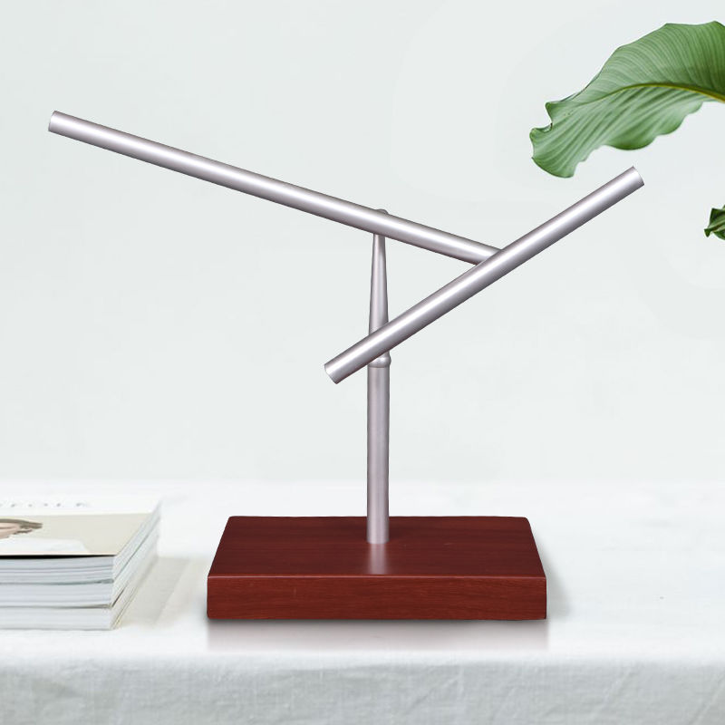 混沌摆永动机钢铁侠永动摆件牛顿摆球创意商务件家居转动棍杆 全