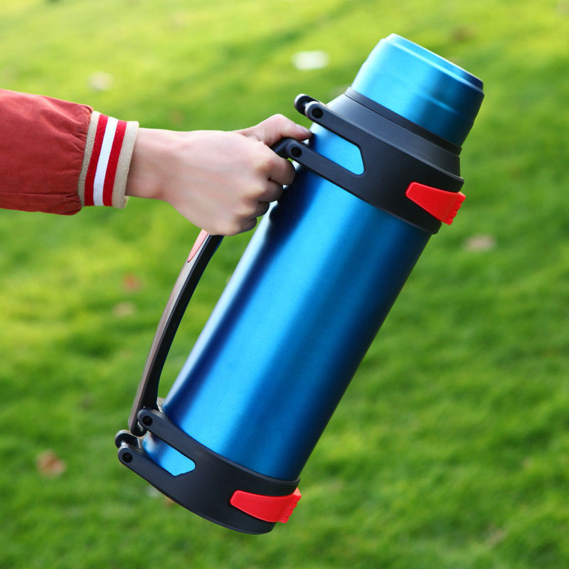 网红款304不锈钢保温杯大容量保温壶户外车载工地水壶学生暖水瓶保冷