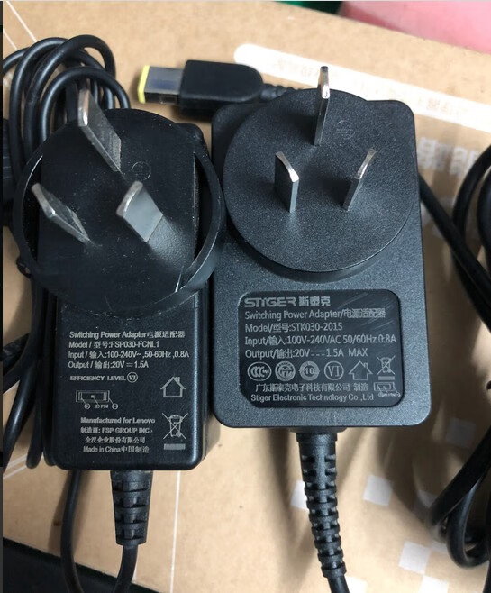 原装联想显示器20v15a方口电源适配器斯泰克充电器x22x24y27深灰色