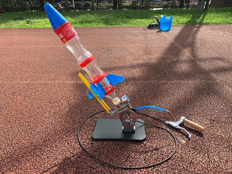 水火箭全套制作材料青少年科学竞赛水动力火箭头椎尾翼发射器套装8