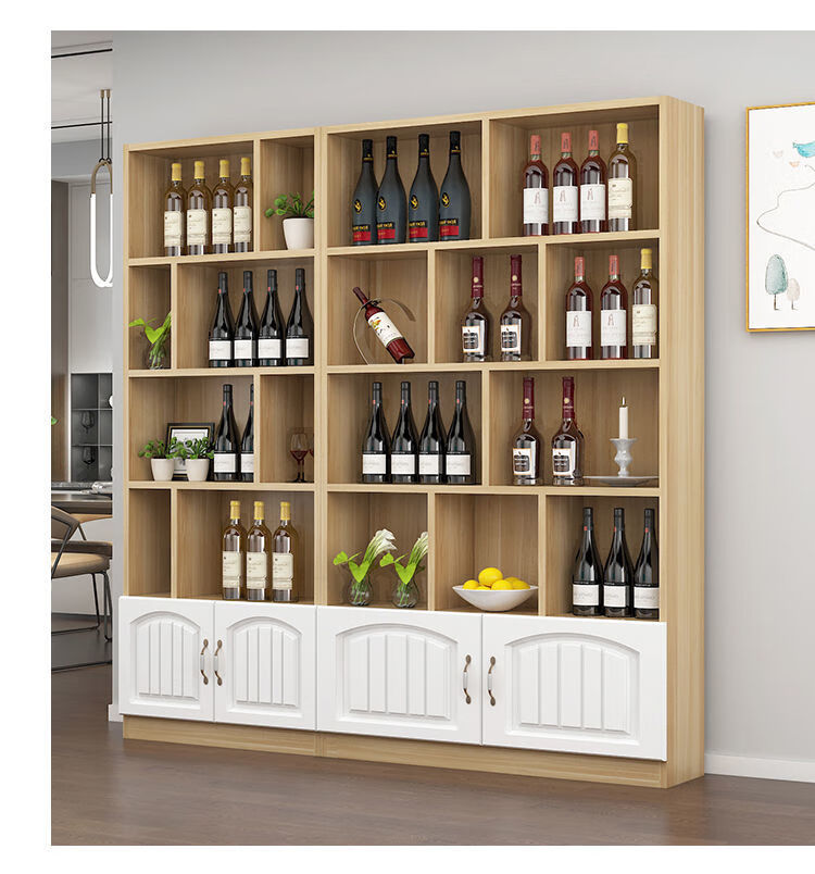 红酒柜展示柜客厅隔断展示架酒架茶叶家用酒柜落地柜陈列烟柜货柜80长