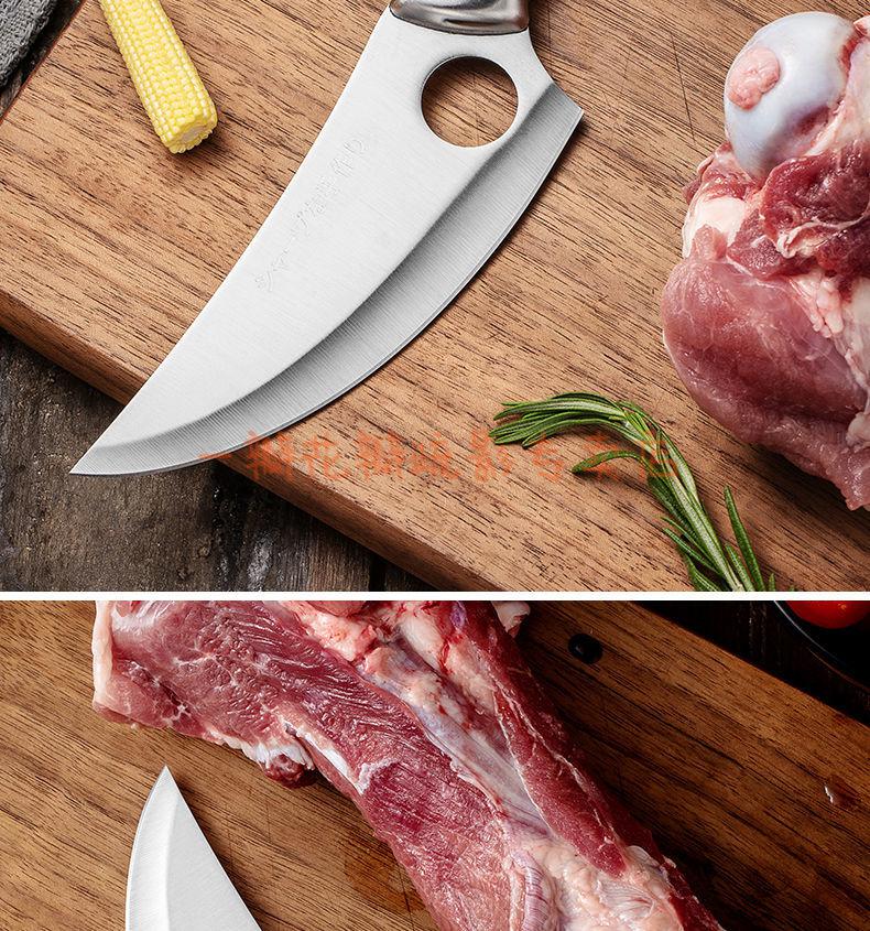 杀猪专用刀德国工艺全钢屠宰刀不锈钢全钢款
