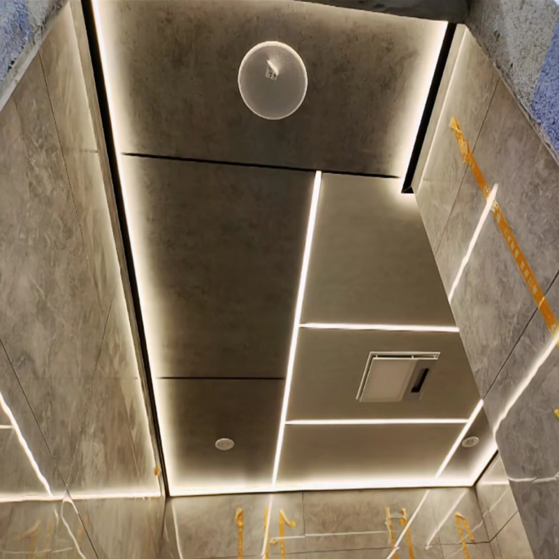 铝蜂窝集成吊顶大板配套件格栅灯15*60线条龙骨灯嵌入式19*19 50*600