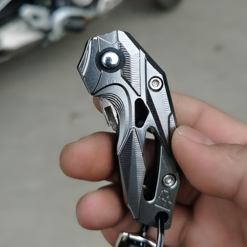 欧礼摩托车钥匙胚改装适用豪爵dl250 济南铃木极客飒155nk钥匙折叠壳