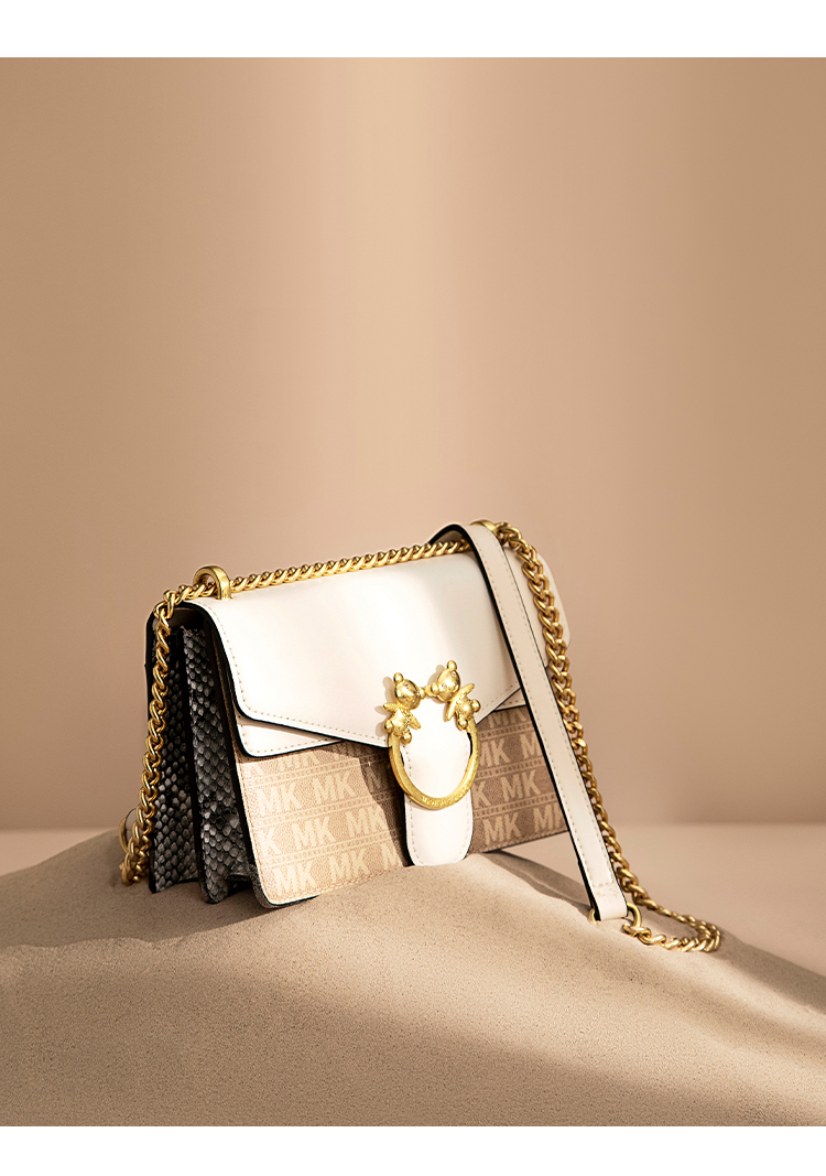 drckck轻奢品牌女包牛皮质感女包夏季新款小众潮流字母印花设计小熊