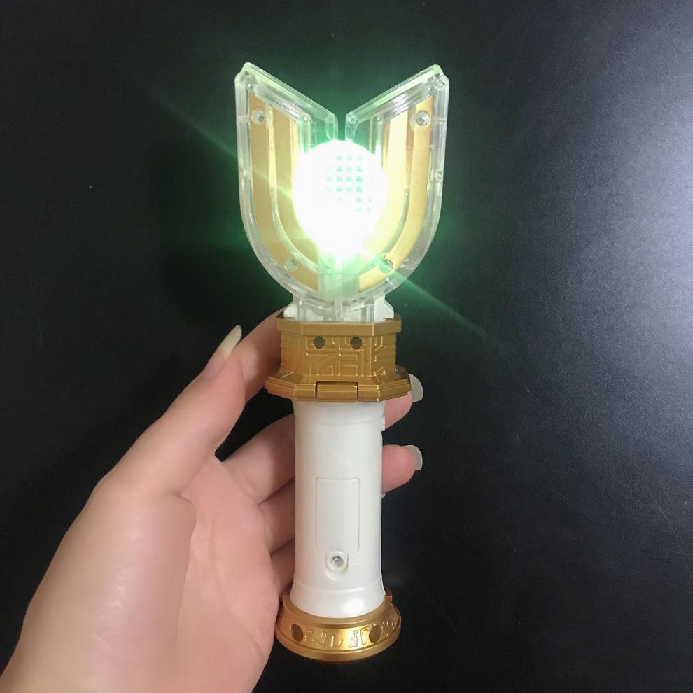 声光棒迪加变身器召唤器发光戴拿闪光剑模型男新款神光棒无声音底座