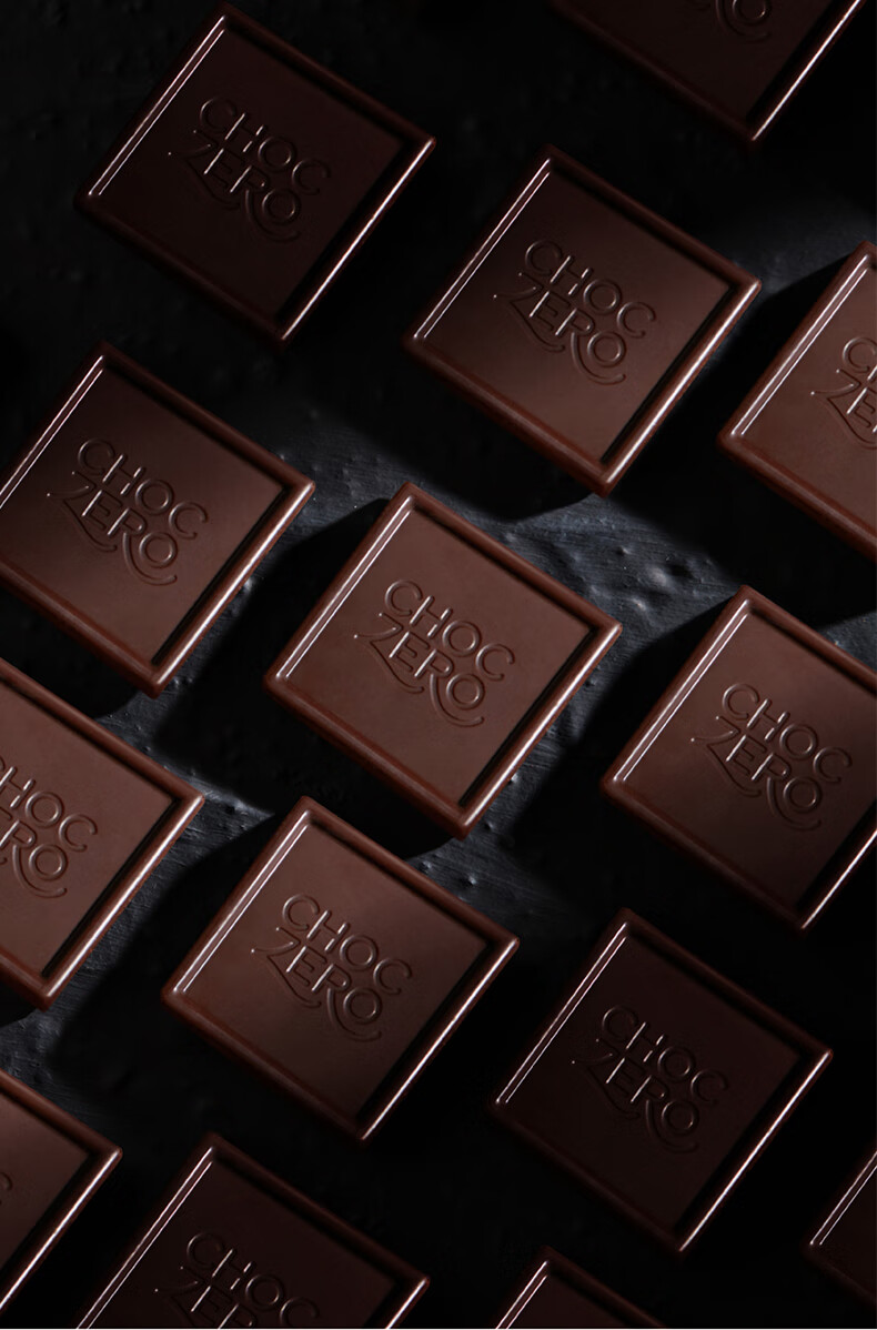 choczero零度巧克力美国进口纯可可脂无蔗糖85黑巧克力生酮代餐85无糖