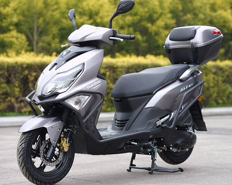 适用于豪爵afr125保险杠踏板车城市之鹰hj125t-27护杠改装防摔杠加厚