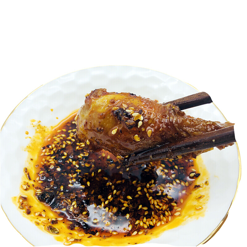 秦老吉麻油鸡整只德州特产五香扒鸡肉食品下酒菜即食烧鸡麻油鸡500g1