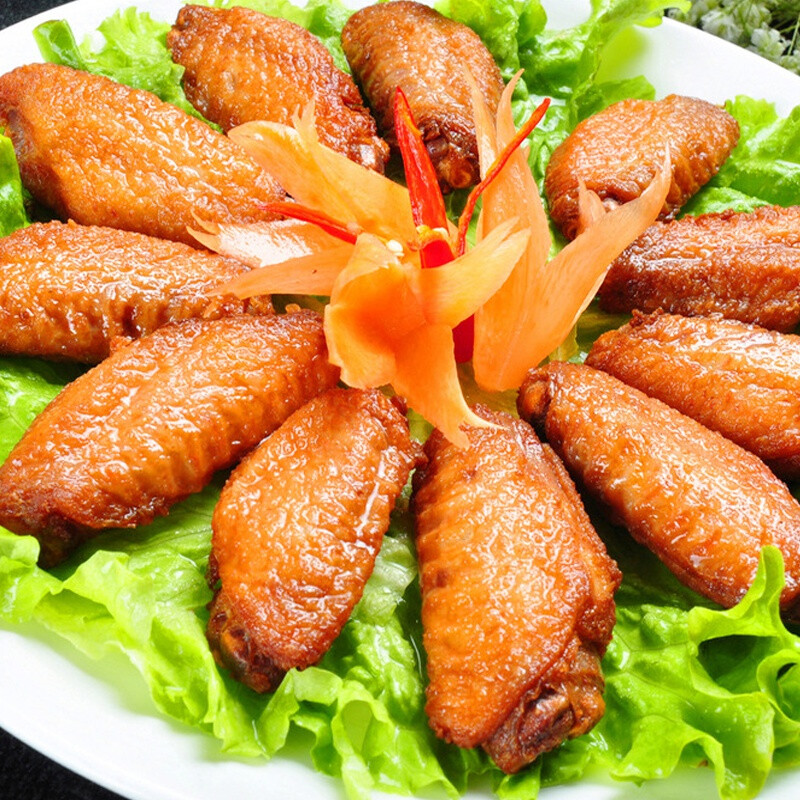 【年货优选】翅中1kg奥尔良烤鸡翅腌制鸡翅油炸小吃熟食半成品鸡中翅