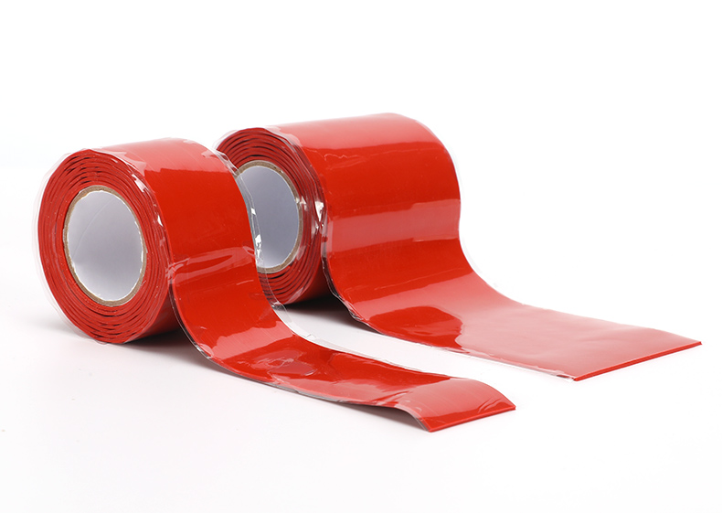 防水胶带补漏强力止水水管堵漏胶带pvc防漏堵漏管道漏水修补胶布红色