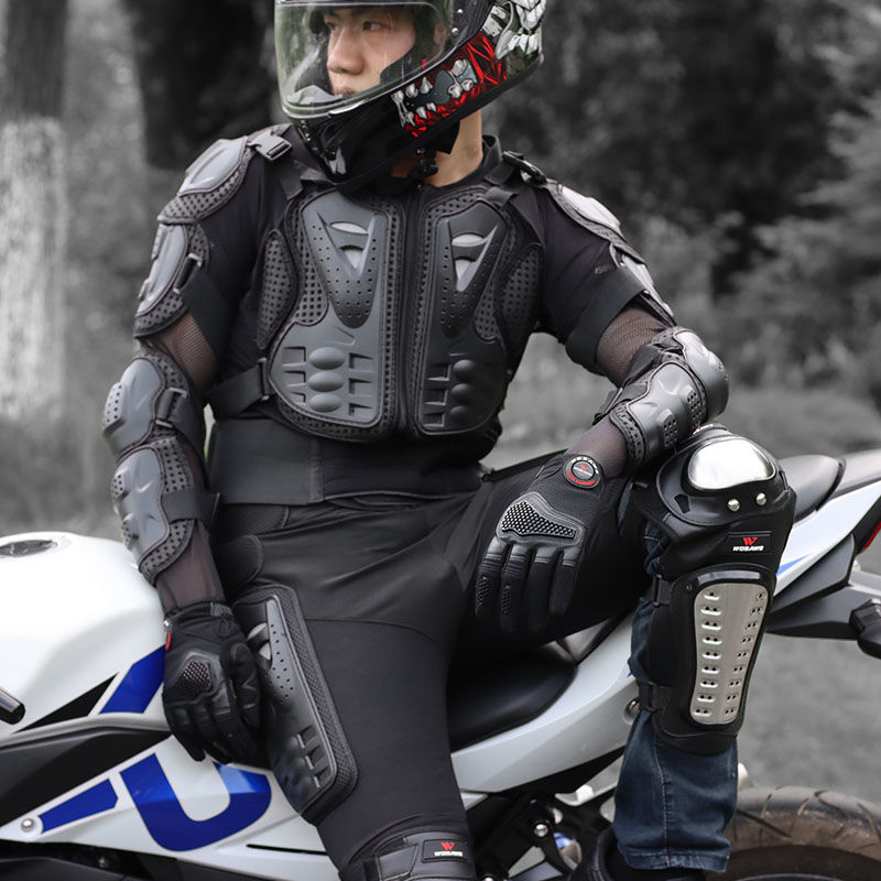 适用于适用于沃萨维摩托车护甲衣盔甲防摔骑行服越野机车护具骑士全套