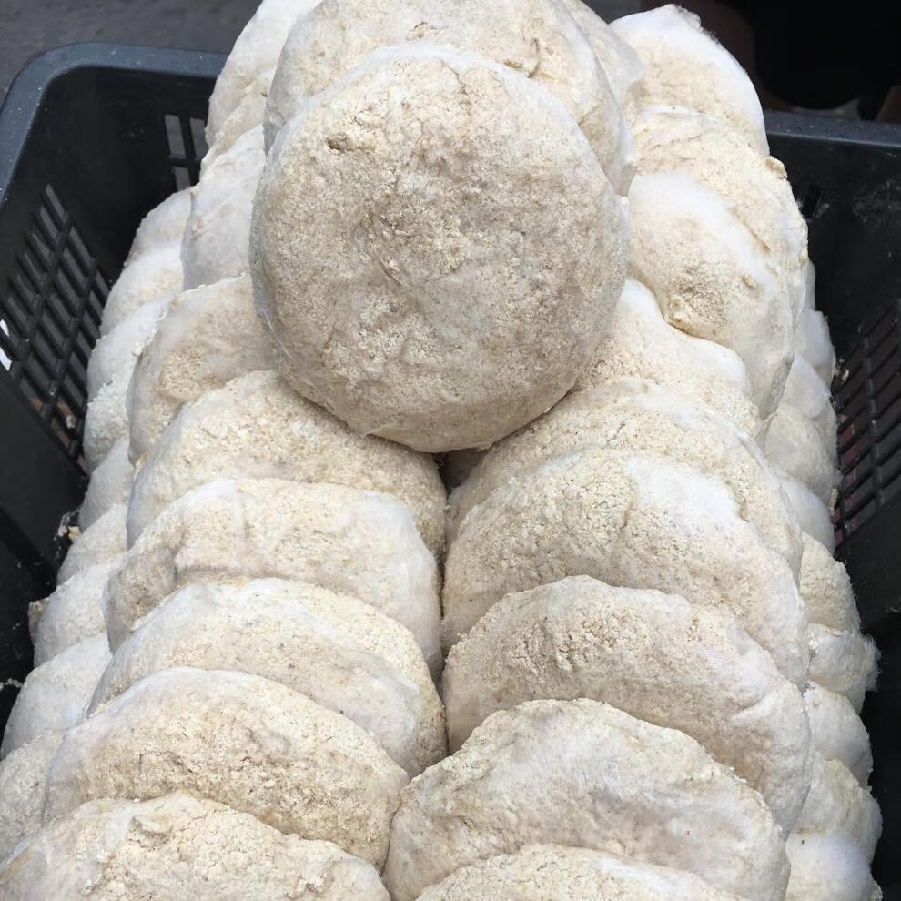 10个新鲜霉豆渣农家干货豆渣粑粑 满3份 干豆腐渣片 大约350g x1