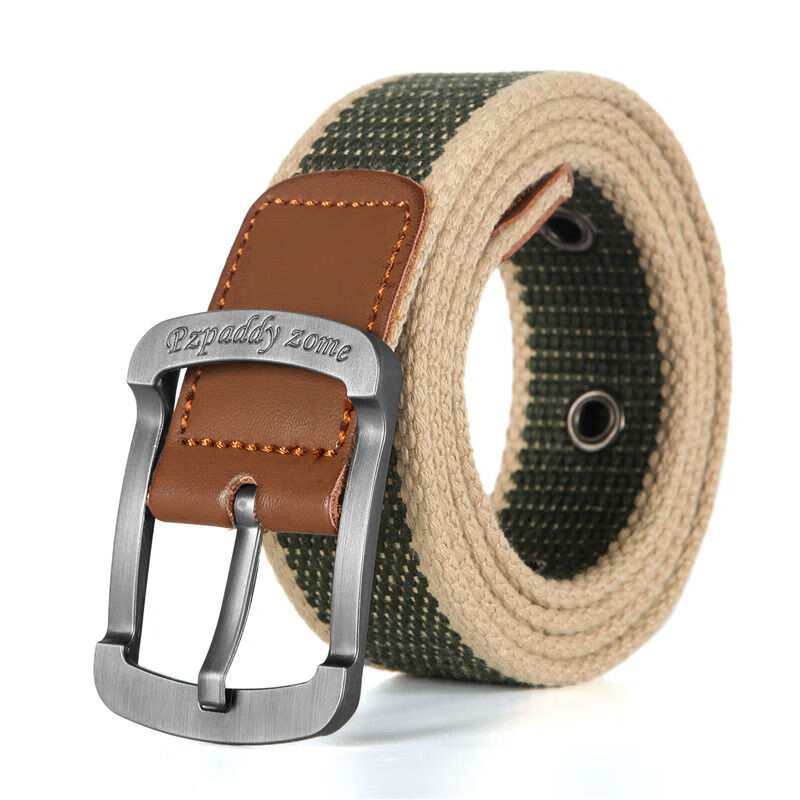 帆布腰带男士女士皮带潮流休闲裤带韩版学生针扣青年军训皮带户外 主