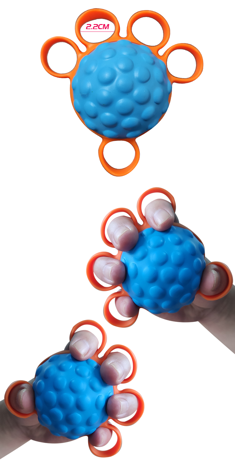 岙筱 握力球康复训练器材造瘘手力锻炼输血握力器老人透析手指力量