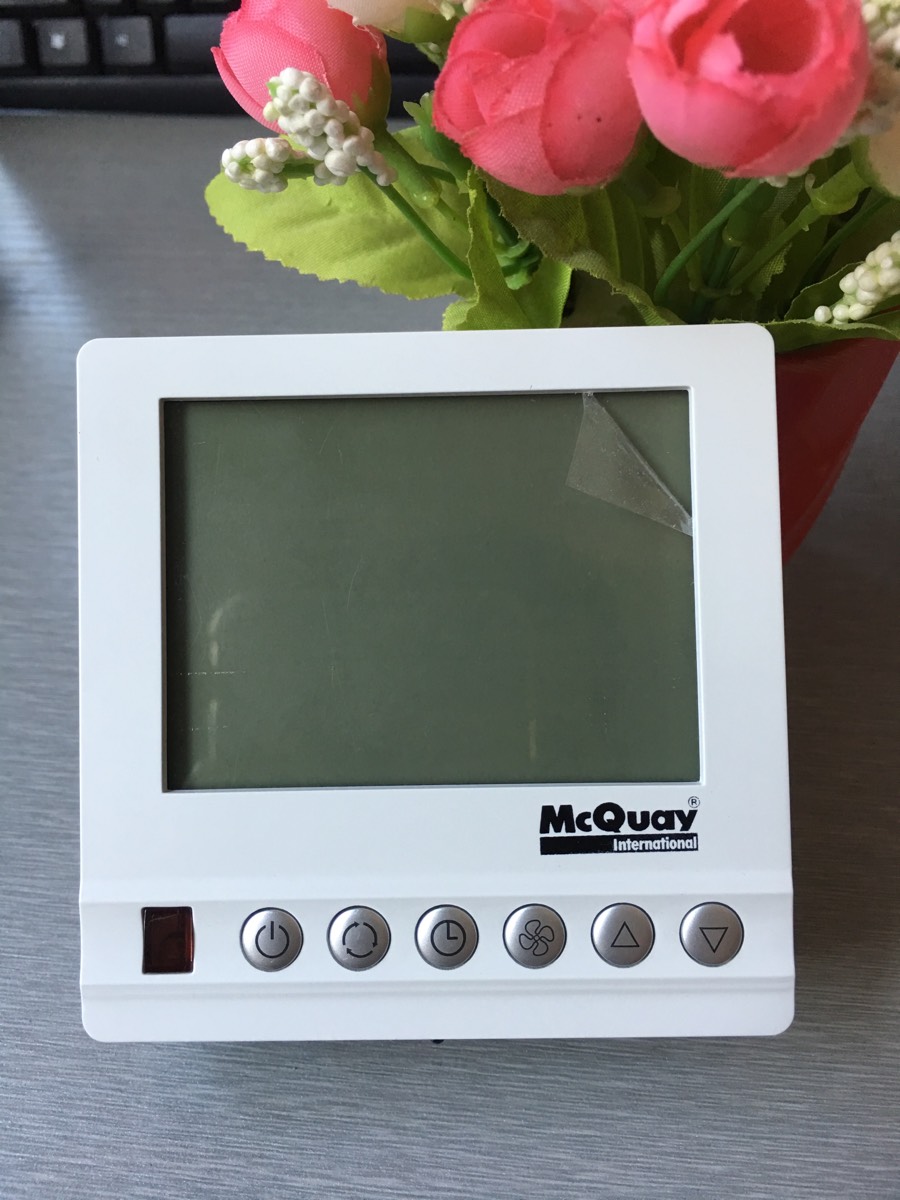 约克特灵温控器三速开关空调控制面板麦克维尔液晶温控器86型 温控器