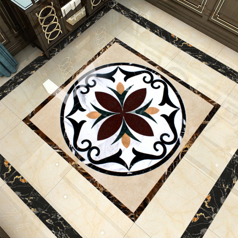 地砖贴纸地面地砖瓷砖贴客厅过道走廊翻新防水耐磨自粘装饰拼花地贴纸