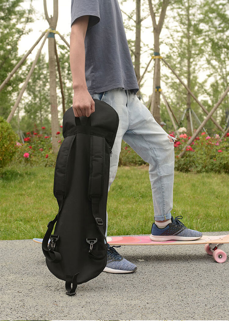 双翘滑板双肩背包袋子双翘双肩背包单肩男女大小鱼板电动滑板袋背包长