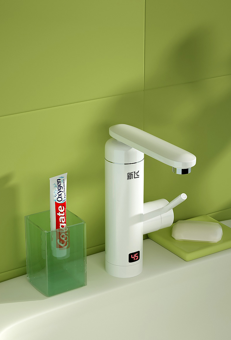 新款新飞电热水龙头新飞电热水龙头速热即热式加热厨房卫生间快速过水