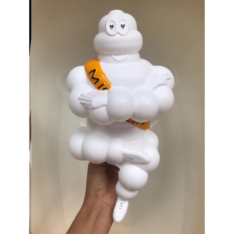 米其林公仔车顶公仔货车米胖子必比登带灯装饰摆件大号人偶动漫手毕柯