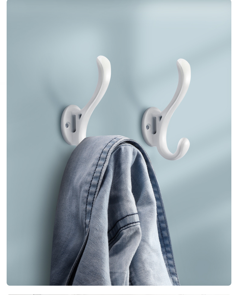 挂钩进门玄关鞋柜衣服挂衣钩壁挂墙壁衣柜钩金属衣帽钩单个免打孔定制