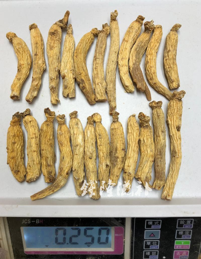 东洋参韩国太极参大力参250克进口高丽种东洋参白洋参可切片 默认整支