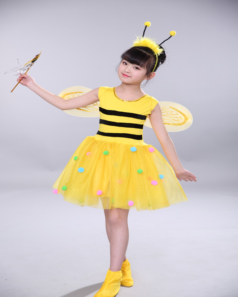 迪士尼(disney)官方品牌六一儿童演出服装小蜜蜂舞蹈服幼儿园宝宝儿童