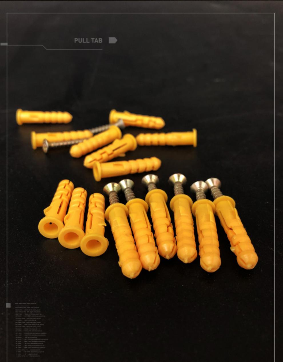 膨胀螺丝内膨胀小黄鱼水泥墙石膏板胶塞6mm膨胀管膨胀塞膨胀螺栓 8*