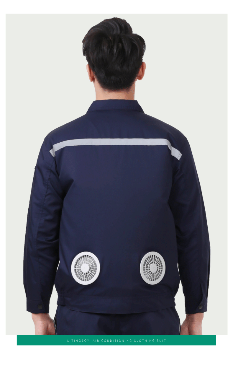 好品优选风扇衣服降温工作服夏季防暑降温空调服带风扇的衣服充电制冷