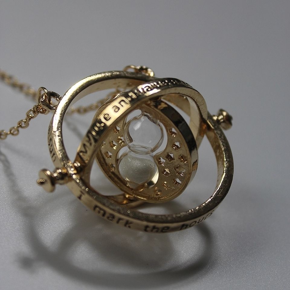 王心凌项链男可折叠旋转哈利波特时间转换器沙漏项链ins男女情侣潮