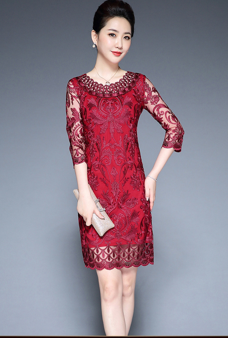 结婚妈妈装喜太婆服太婆服装婚礼服参加新娘婚礼妈妈装礼服装40到50岁