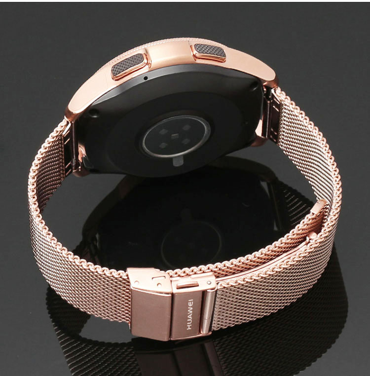 米兰尼斯钢表带gt2pro荣耀新款智能带gs钢色华为新丨款gt346mm22mm