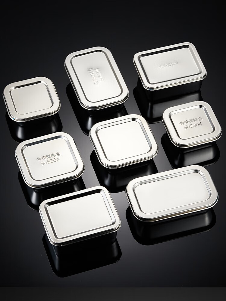 留样盒学校食堂食品留样盒长方形304不锈钢留样盒带盖学校幼儿园食堂