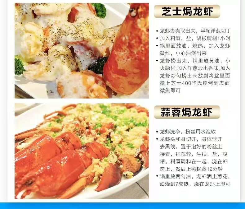 澳洲龙虾波士顿大龙虾澳龙新鲜活冻特大号龙虾海鲜广纳力驰869斤1只