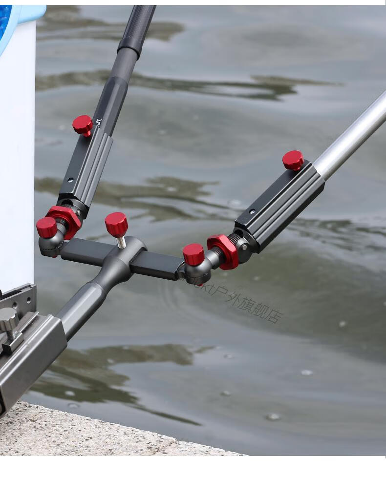 钓箱炮台拐弯支架钓箱拐角炮台架钓椅配件拐弯转角鱼竿