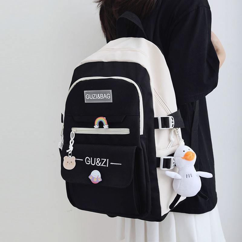 书包女学生韩版初中生大容量双肩包高中生森系三到六年级校园背包粉色