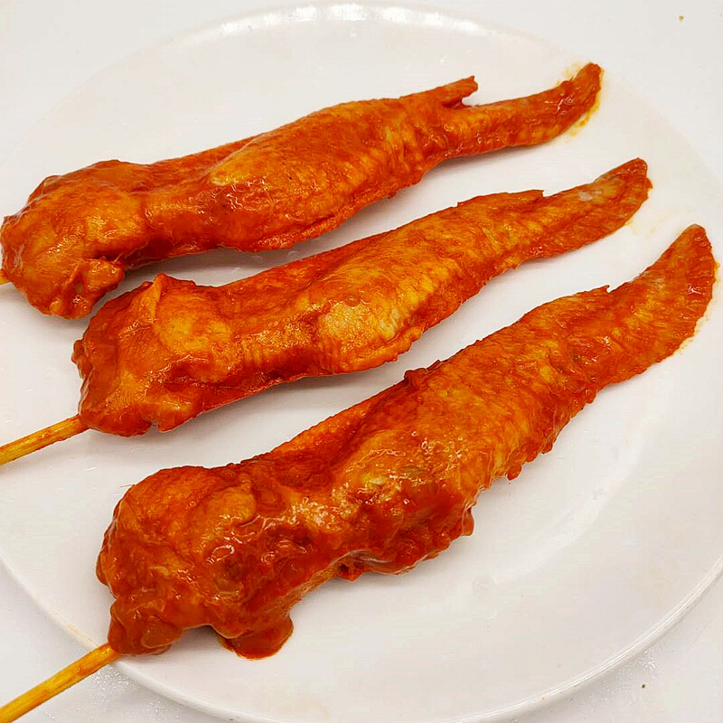 烤翅腌制烧烤奥尔良翅炸串鸡全翅冷冻大鸡翅半成品食材10串