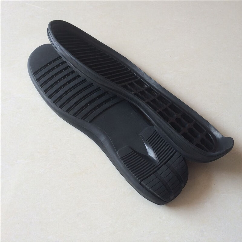 皮鞋底配件男休闲皮鞋底后翘橡胶鞋底鞋底平底鞋皮鞋修鞋更换鞋底换断