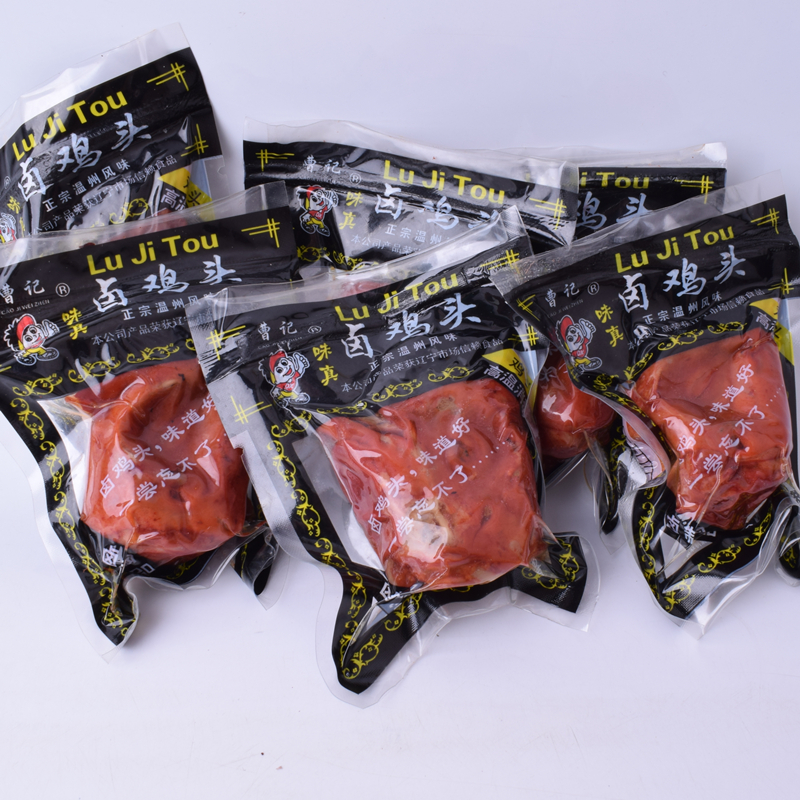 鸡头乡巴佬风味鸡头卤味卤鸡头30g*130个办公室零食宿舍夜宵充饥鸡肉
