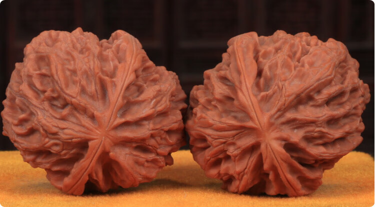 宾昔麻核桃文玩小手捻精品手盘核桃正宗野生老树一对狮子头核桃